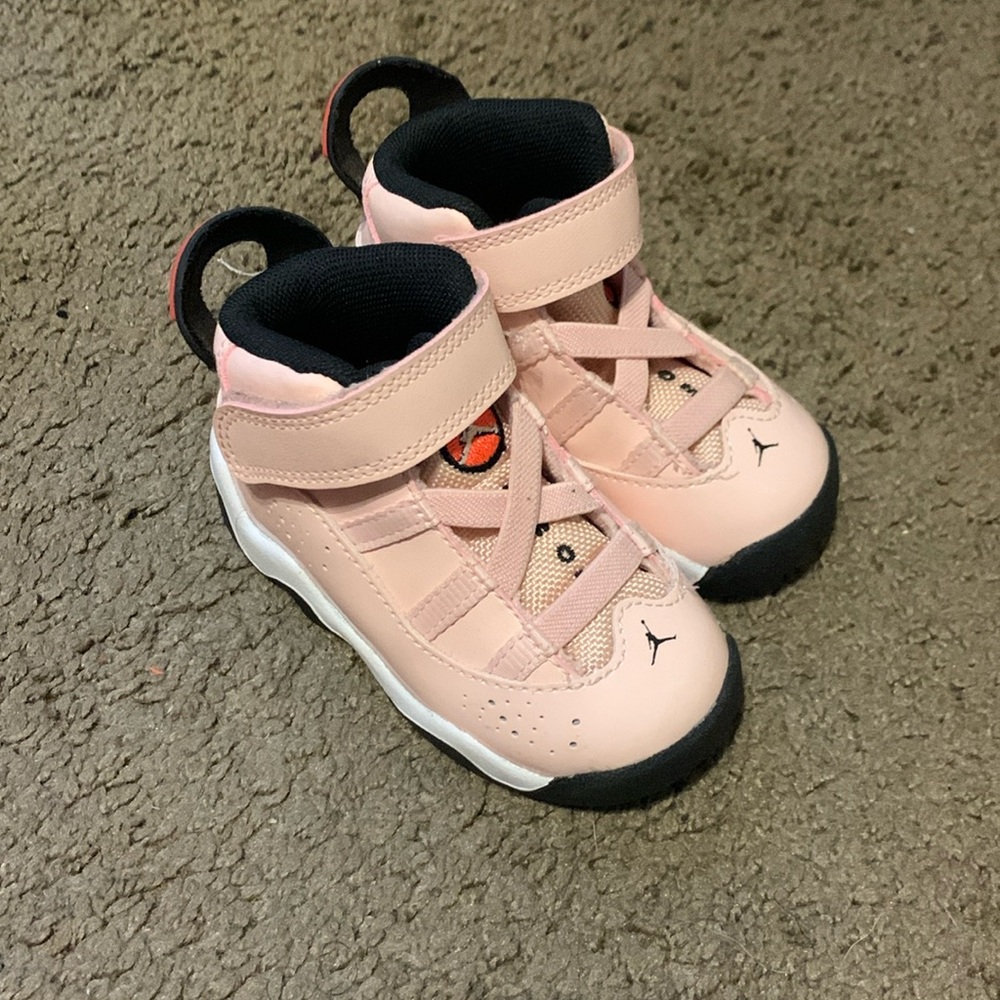 Baby pink Jordans